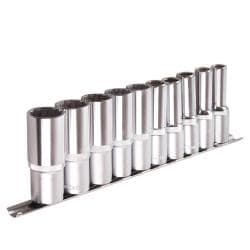 Alloid. Набір голівок високих 1/2" на планці, 10,11,12,13,14,17,19,21,22,24 mm. 11 предм.12гр 2