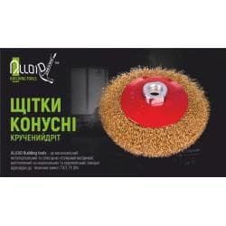 Щітка конусна "кручений дріт" 100мм, М14х2 Alloid 3