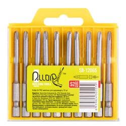 Alloid. Набір біт магнітних для шуруповерта PH2 65мм, S2 (10шт) 2