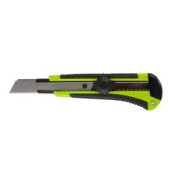 Ніж пластик/гума з гвинтовим фіксатором з висувним сегмент лезом 18мм Alloid 2