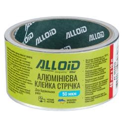 Скотч алюмінієвий 48мм х 10м, 50мкм Alloid 3