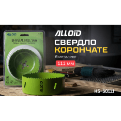 Alloid. Свердло корончате біметалеве 111мм 2