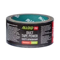 Alloid Pro. Скотч армований посилений 200мкм (чорний) 48мм*5м 2