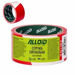 Стрічка сигнальна 48мм х 100м, 35мкм Alloid