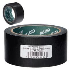 Alloid Base. Скотч армований посилений 170мкм (чорний) 48мм*25м