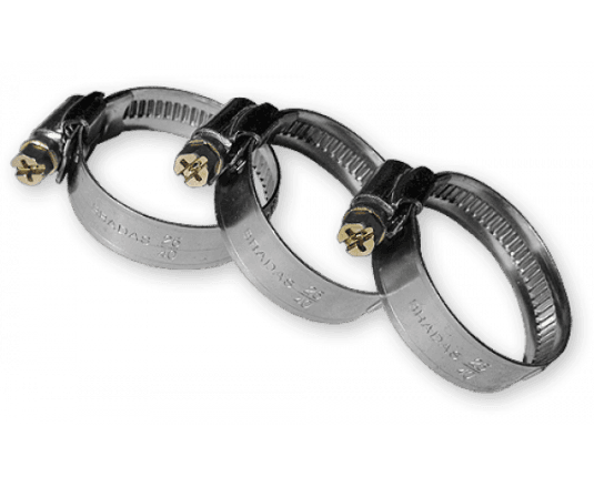 Хомут черв'ячний нержавіючий BRADAS 60-80мм, BSW2 60-80/12